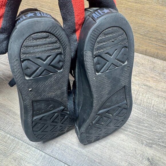 Converse Chuck Taylor All Star Ox Low Black Canvas Sneakers Women's Size 9.5 - Picture 4 of 7